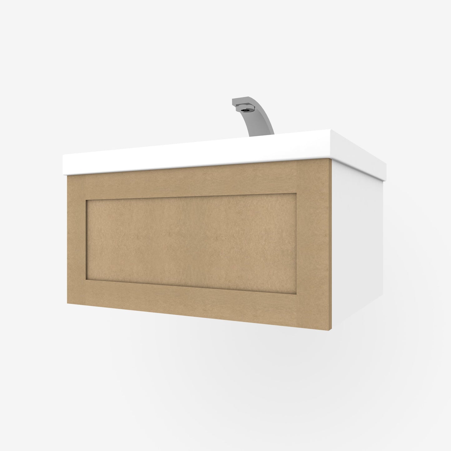 Unfinished Modern Shaker 1-Drawer for Godmorgon - Unfinished