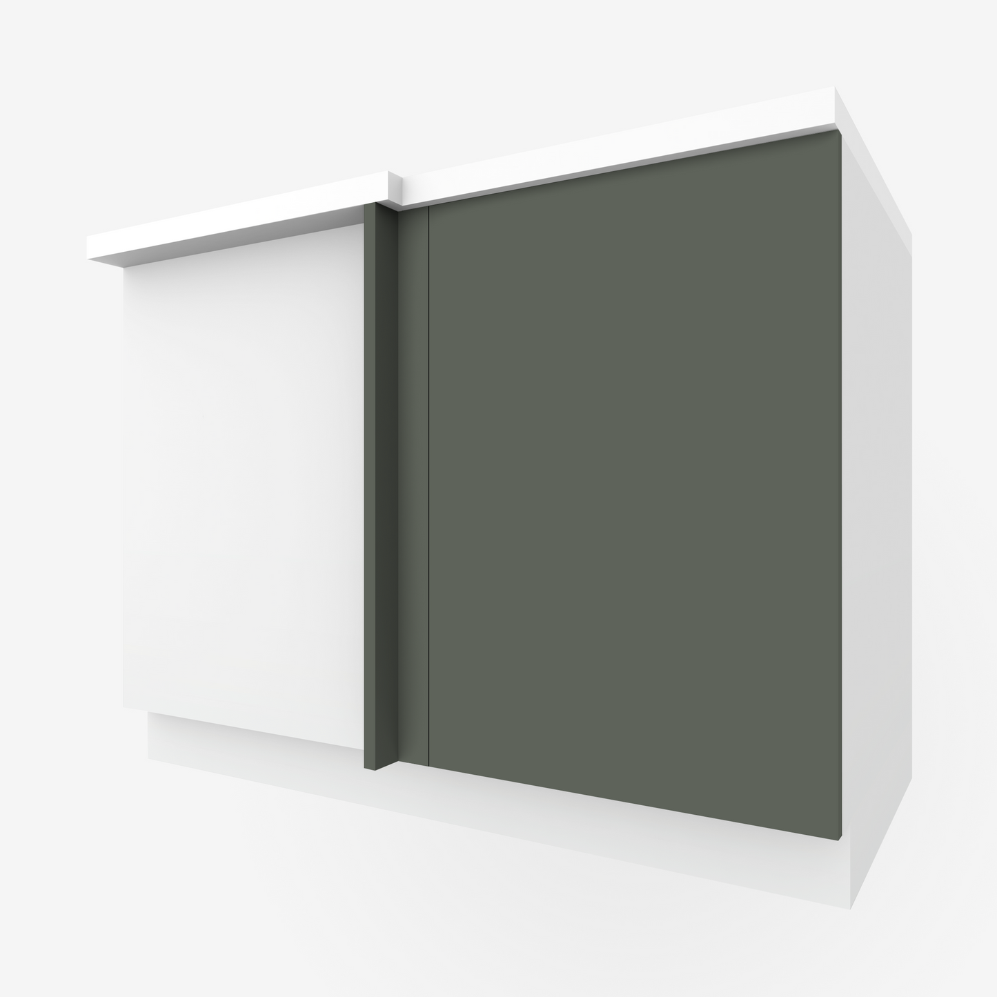 Verde Slab Corner Cabinet Door for Sektion