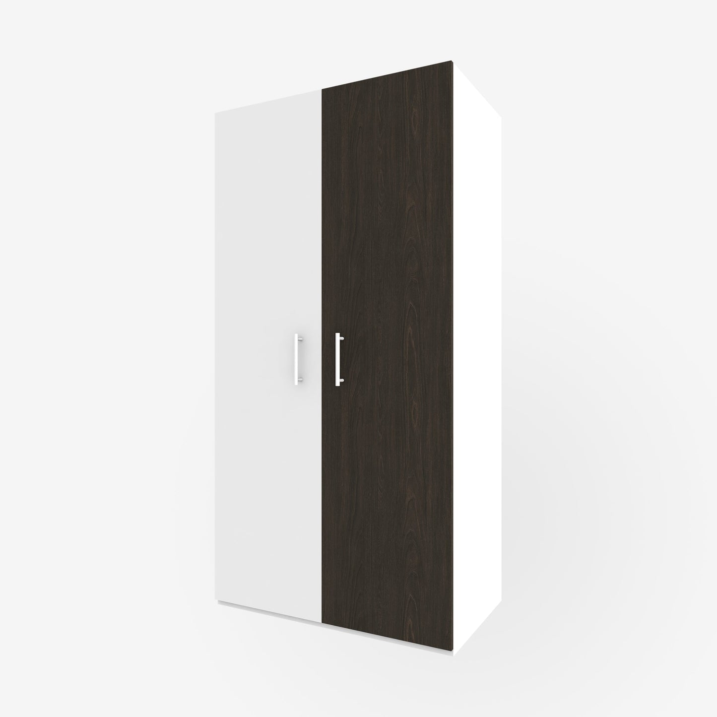 19.5" x 79" dark wood tone westwood slab door for Ikea or swedeboxx pax closet cabinet