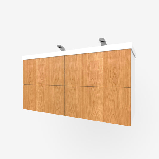 Cherry 4-Drawers for Godmorgon, Vertical Grain - Real Wood Veneer