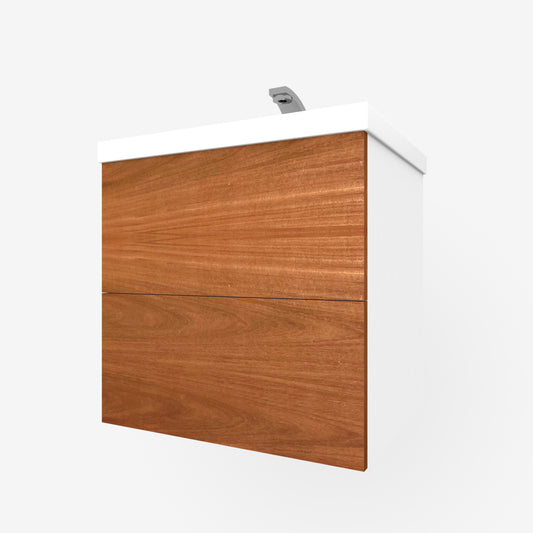 Mahogany 2-Drawers for Godmorgon, Horizontal Grain - Real Wood Veneer