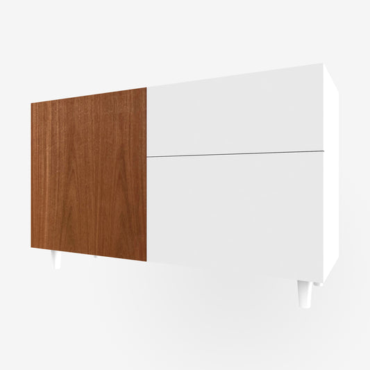 Mahogany Door for Besta, Vertical Grain 23 5/8" 25 1/4"