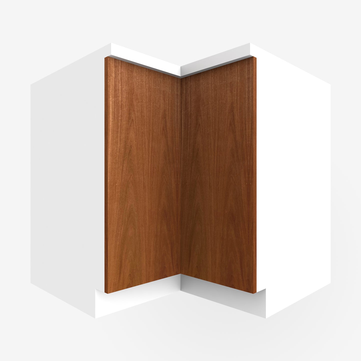 Mahogany Corner Cabinet Door for Sektion
